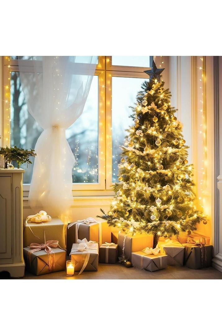 10 METRE 100 LED SARI IŞIK ELEKTRİKLİ EV BAHÇE BALKON AĞAÇ ÇİT SÜSÜ LED IŞIK LAMBA 10 METRE 100 LED SARI IŞIK ELEKTRİKLİ EV BAHÇE BALKON AĞAÇ ÇİT SÜSÜ LED IŞIK LAMBA