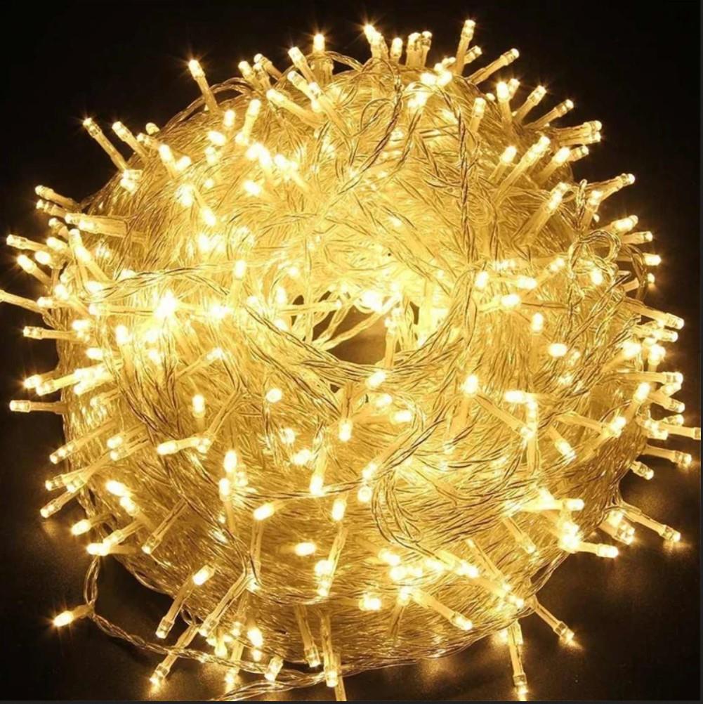 10 METRE 100 LED SARI IŞIK ELEKTRİKLİ EV BAHÇE BALKON AĞAÇ ÇİT SÜSÜ LED IŞIK LAMBA 10 METRE 100 LED SARI IŞIK ELEKTRİKLİ EV BAHÇE BALKON AĞAÇ ÇİT SÜSÜ LED IŞIK LAMBA