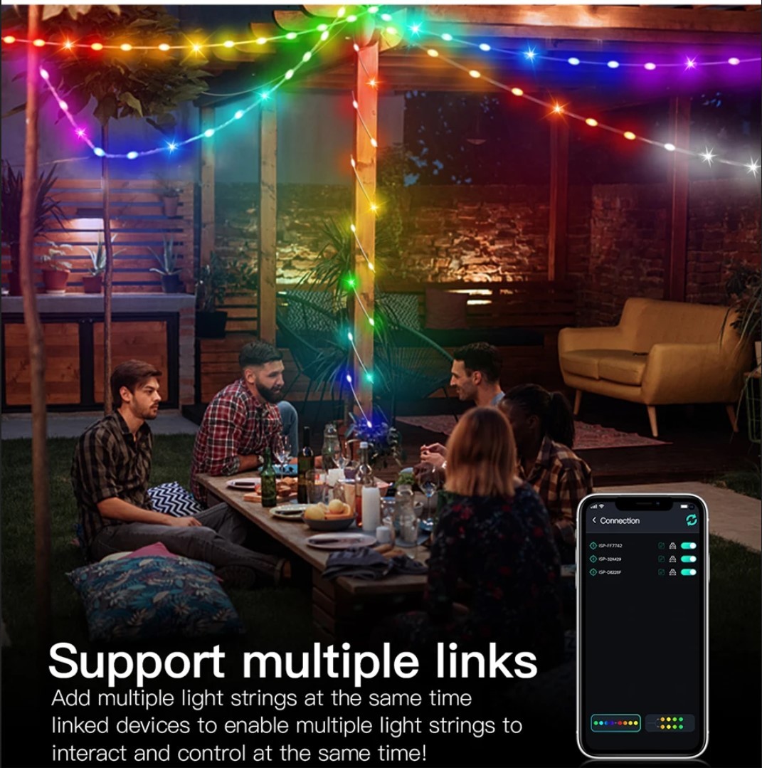 10 METRE 100 LED RGB 16 MODLU KUMANDALI TELEFON KONTROLLÜ ŞERİT LED PERİ LED IŞIK 10 METRE 100 LED RGB 16 MODLU KUMANDALI TELEFON KONTROLLÜ ŞERİT LED PERİ LED IŞIK