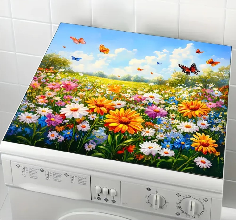 55 CM x 45 CM RENKLİ PAPATYALAR TEZGAH ÜSTÜ BULAŞIK KURUTMA MATI BULAŞIKLIK KURUTMA ÖRTÜSÜ 55 CM x 45 CM RENKLİ PAPATYALAR TEZGAH ÜSTÜ BULAŞIK KURUTMA MATI BULAŞIKLIK KURUTMA ÖRTÜSÜ