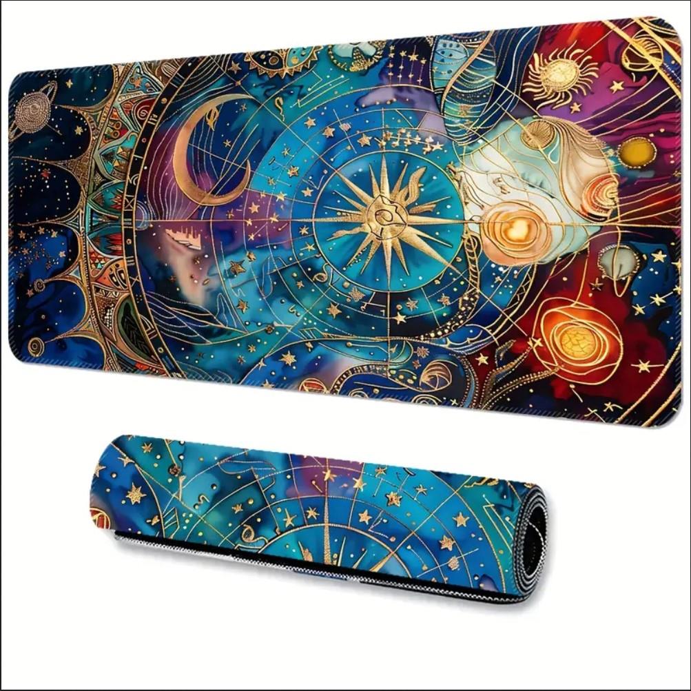 70X30 CM ANTİK ASTROLOJİK TASARIM KAYDIRMAZ TABAN SPEED YÜZEY OYUNCU MOUSE PAD GAMİNG 70X30 CM ANTİK ASTROLOJİK TASARIM KAYDIRMAZ TABAN SPEED YÜZEY OYUNCU MOUSE PAD GAMİNG