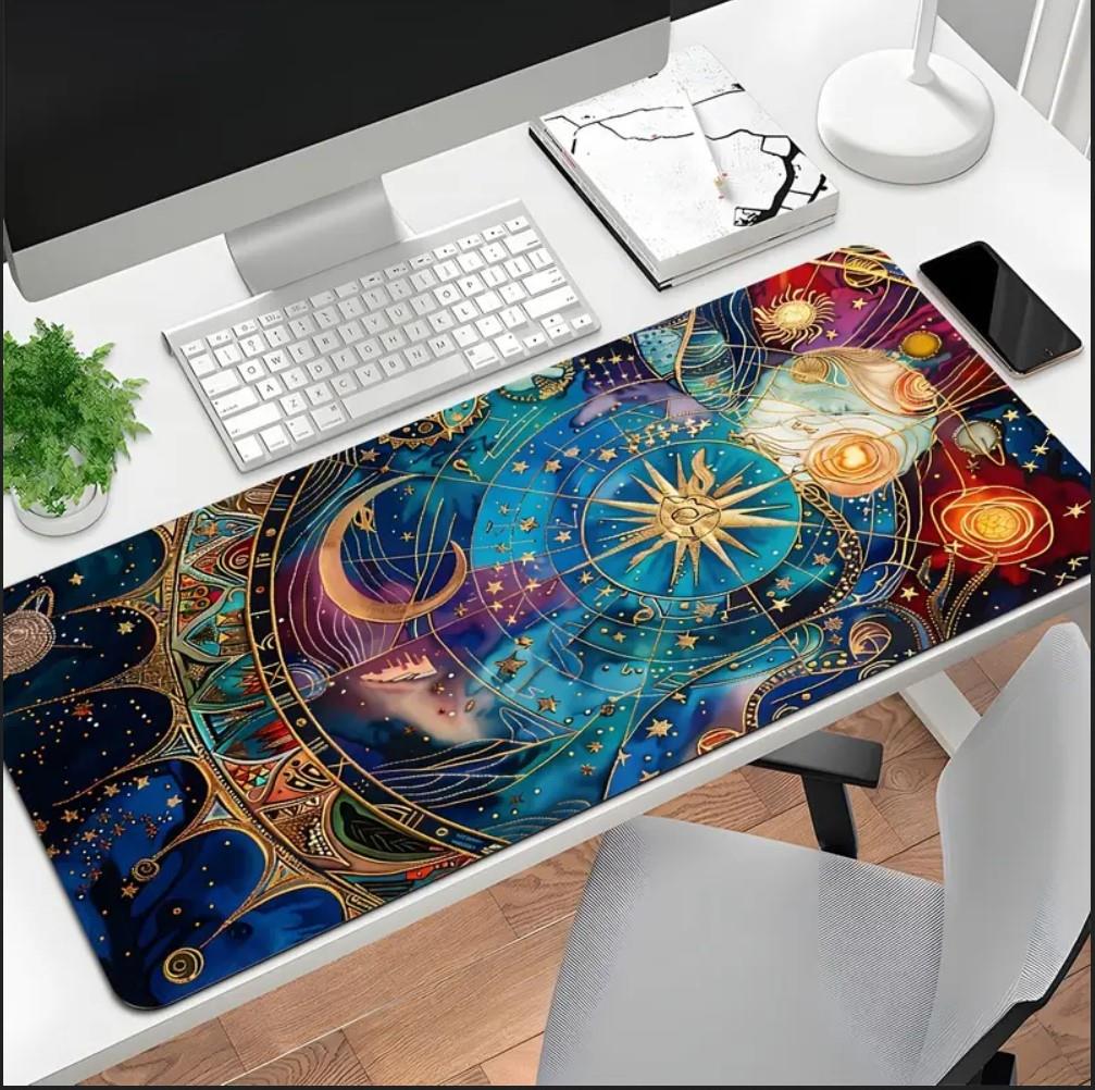 70X30 CM ANTİK ASTROLOJİK TASARIM KAYDIRMAZ TABAN SPEED YÜZEY OYUNCU MOUSE PAD GAMİNG 70X30 CM ANTİK ASTROLOJİK TASARIM KAYDIRMAZ TABAN SPEED YÜZEY OYUNCU MOUSE PAD GAMİNG