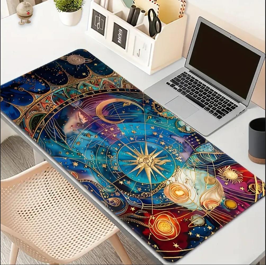 70X30 CM ANTİK ASTROLOJİK TASARIM KAYDIRMAZ TABAN SPEED YÜZEY OYUNCU MOUSE PAD GAMİNG 70X30 CM ANTİK ASTROLOJİK TASARIM KAYDIRMAZ TABAN SPEED YÜZEY OYUNCU MOUSE PAD GAMİNG