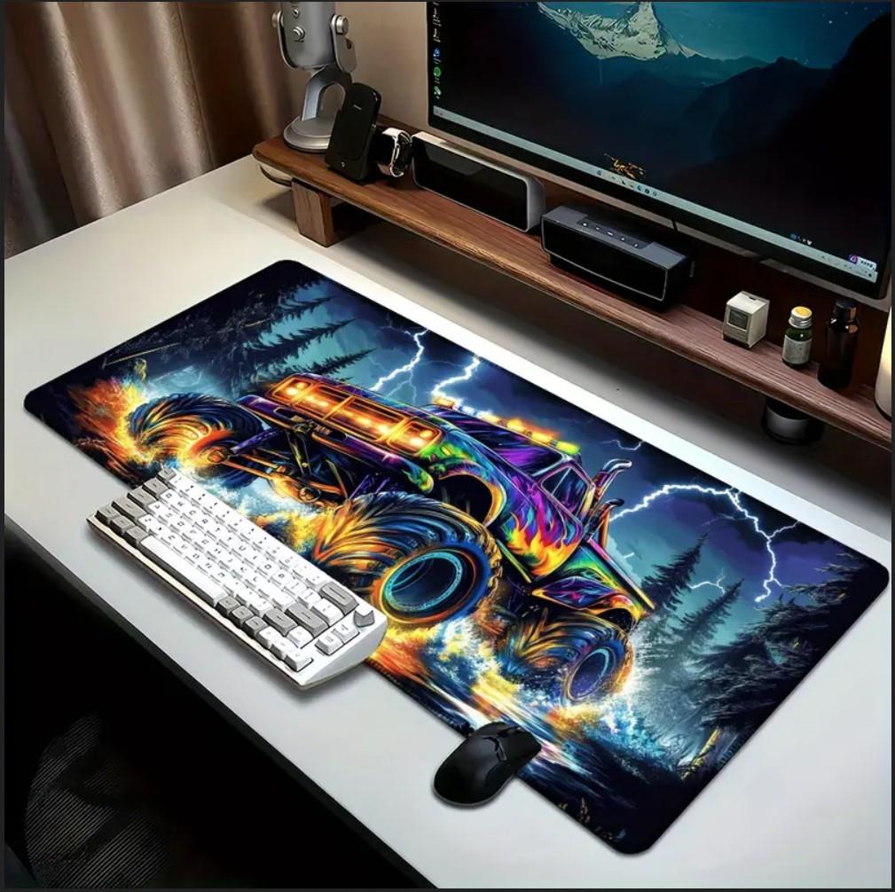 70X30 CM CANAVAR ARABA TEMALI KAYDIRMAZ TABAN SPEED YÜZEY OYUNCU MOUSE PAD GAMİNG 70X30 CM CANAVAR ARABA TEMALI KAYDIRMAZ TABAN SPEED YÜZEY OYUNCU MOUSE PAD GAMİNG