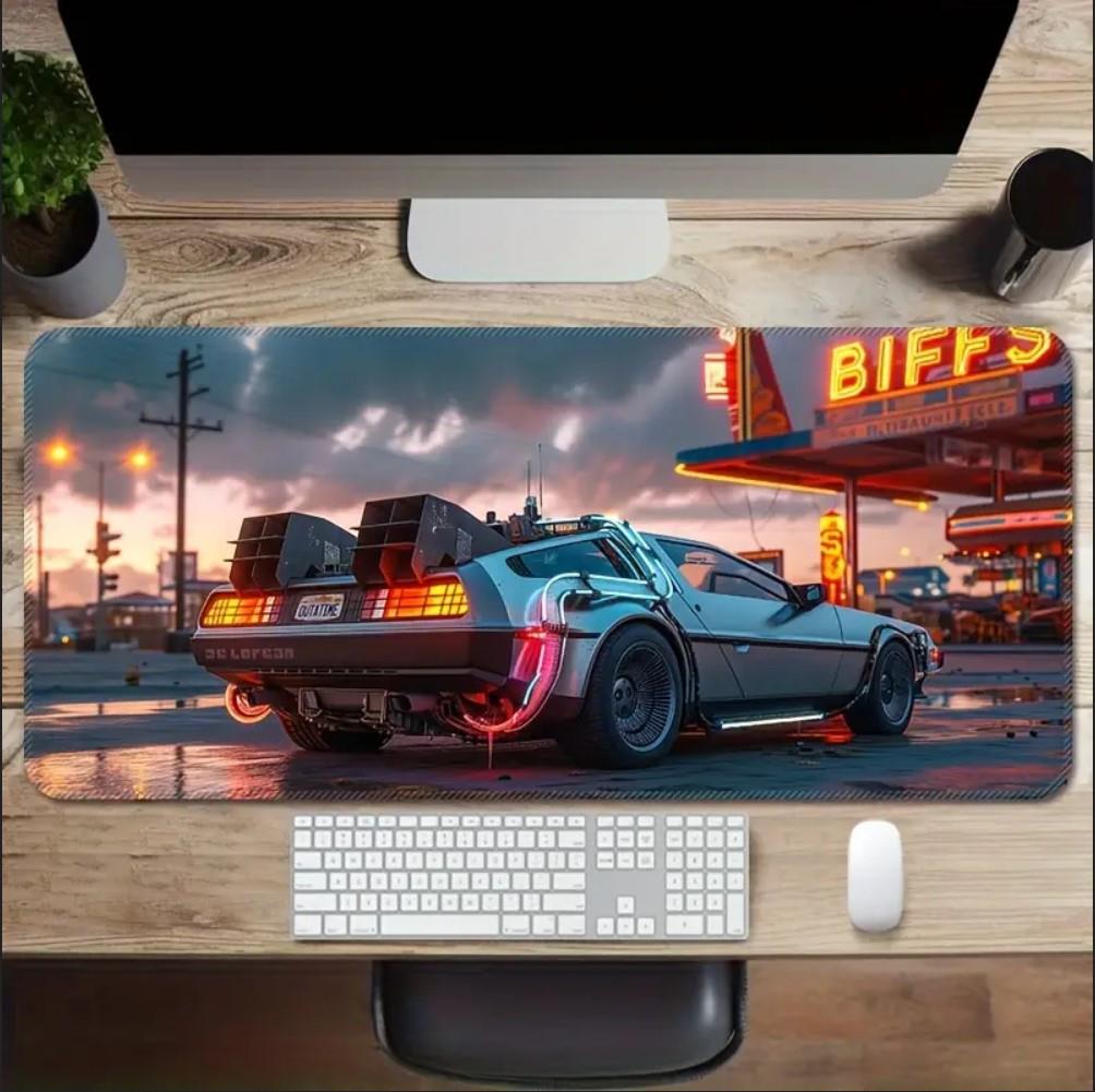 70X30 CM GELECEĞE DÖNÜŞ ARABASI TEMALI KAYDIRMAZ TABAN SPEED YÜZEY OYUNCU MOUSE PAD GAMİNG 70X30 CM GELECEĞE DÖNÜŞ ARABASI TEMALI KAYDIRMAZ TABAN SPEED YÜZEY OYUNCU MOUSE PAD GAMİNG