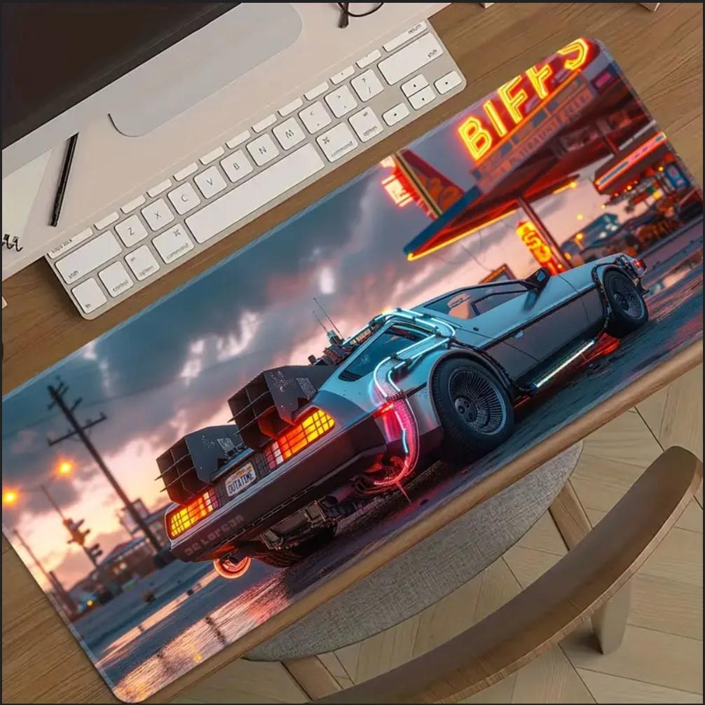 70X30 CM GELECEĞE DÖNÜŞ ARABASI TEMALI KAYDIRMAZ TABAN SPEED YÜZEY OYUNCU MOUSE PAD GAMİNG 70X30 CM GELECEĞE DÖNÜŞ ARABASI TEMALI KAYDIRMAZ TABAN SPEED YÜZEY OYUNCU MOUSE PAD GAMİNG