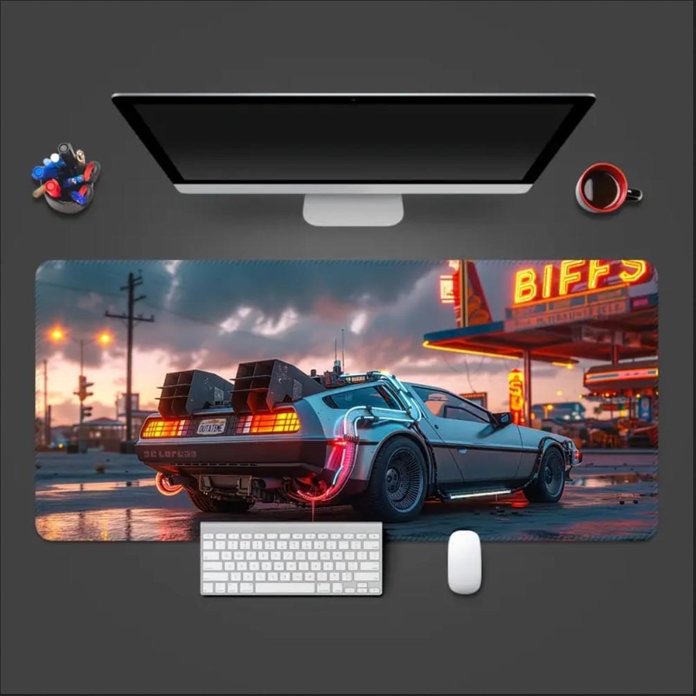 70X30 CM GELECEĞE DÖNÜŞ ARABASI TEMALI KAYDIRMAZ TABAN SPEED YÜZEY OYUNCU MOUSE PAD GAMİNG 70X30 CM GELECEĞE DÖNÜŞ ARABASI TEMALI KAYDIRMAZ TABAN SPEED YÜZEY OYUNCU MOUSE PAD GAMİNG