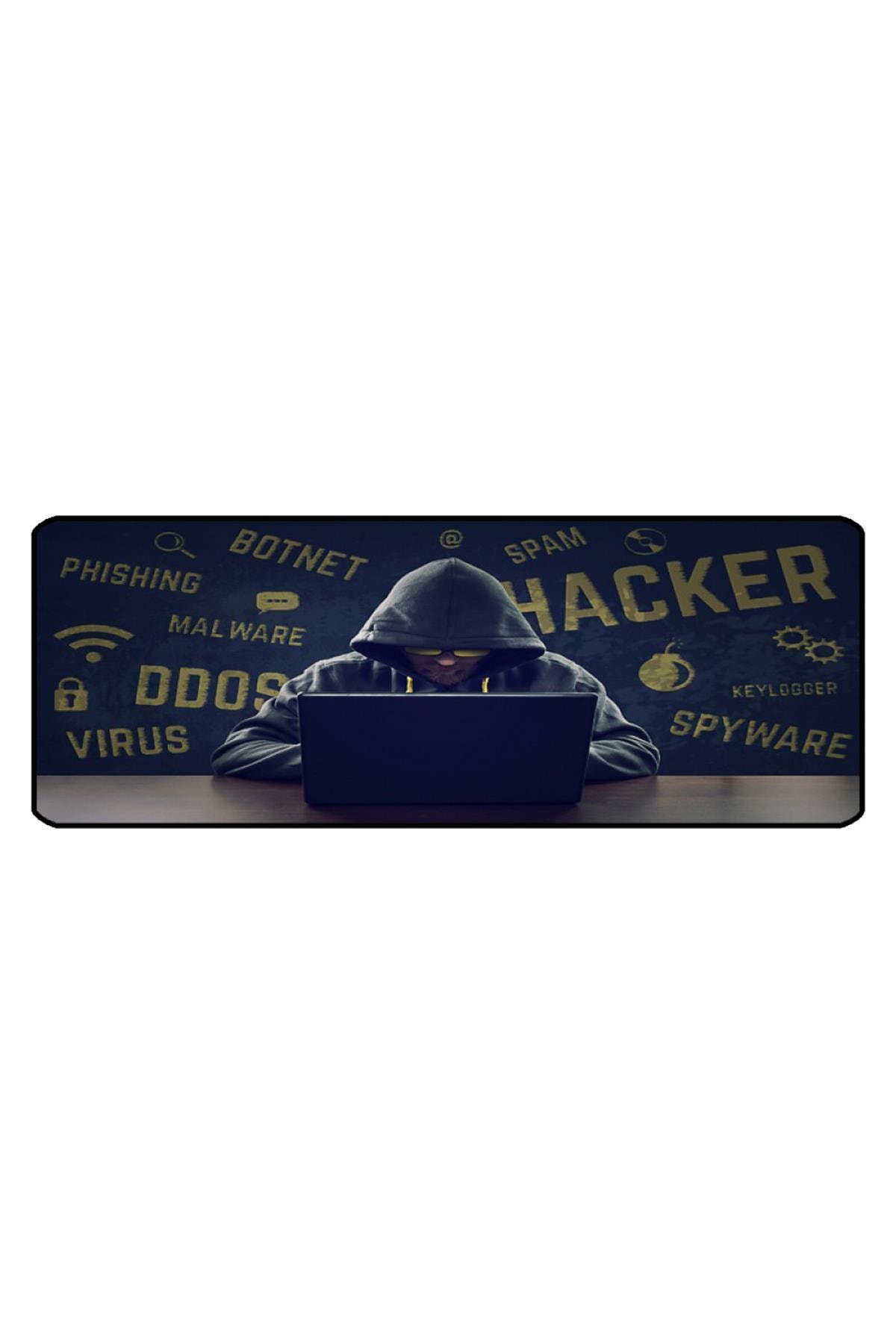 70x30 cm Hacker 1 Dikişli Kaydırmaz Taban Speed Ver Mouse Pad Oyuncu Gaming 70x30 cm Hacker 1 Dikişli Kaydırmaz Taban Speed Ver Mouse Pad Oyuncu Gaming