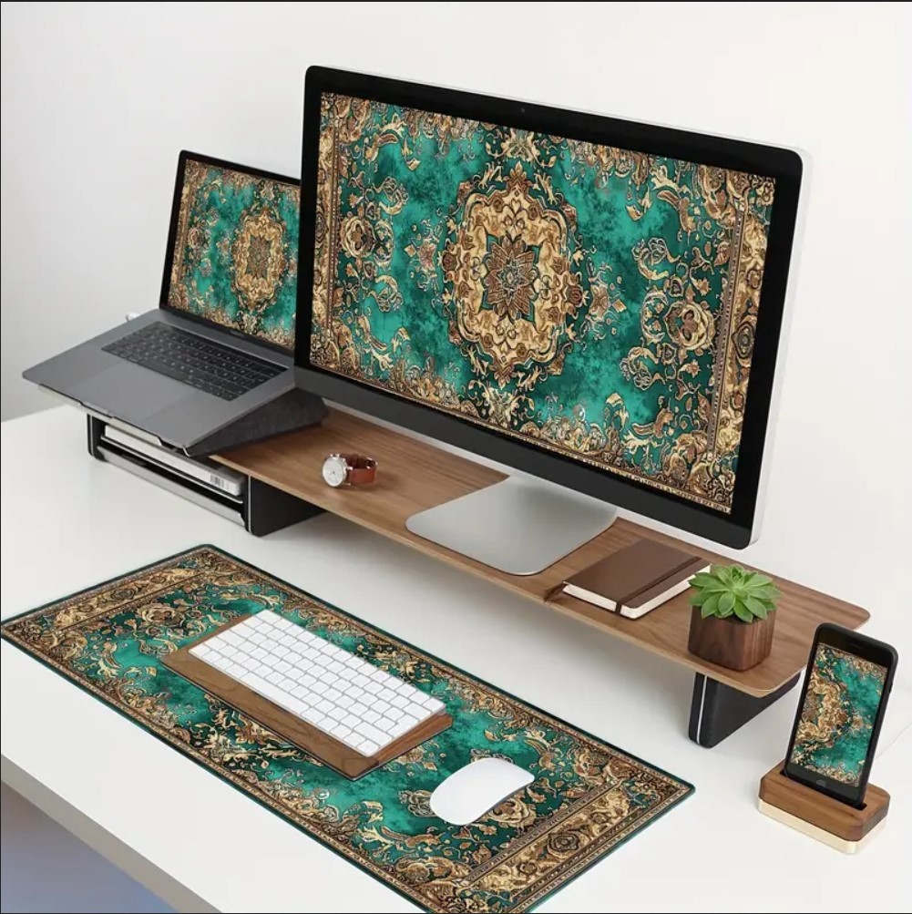 70X30 CM PERSİAN HALI TEMALI KAYDIRMAZ TABAN SPEED YÜZEY OYUNCU MOUSE PAD GAMİNG 70X30 CM PERSİAN HALI TEMALI KAYDIRMAZ TABAN SPEED YÜZEY OYUNCU MOUSE PAD GAMİNG