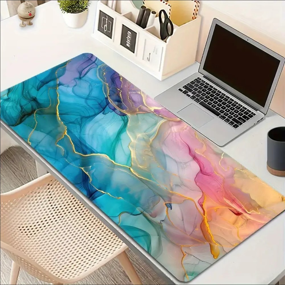 70X30 CM RENKLİ MERMER TEMALI KAYDIRMAZ TABAN SPEED YÜZEY OYUNCU MOUSE PAD GAMİNG 70X30 CM RENKLİ MERMER TEMALI KAYDIRMAZ TABAN SPEED YÜZEY OYUNCU MOUSE PAD GAMİNG