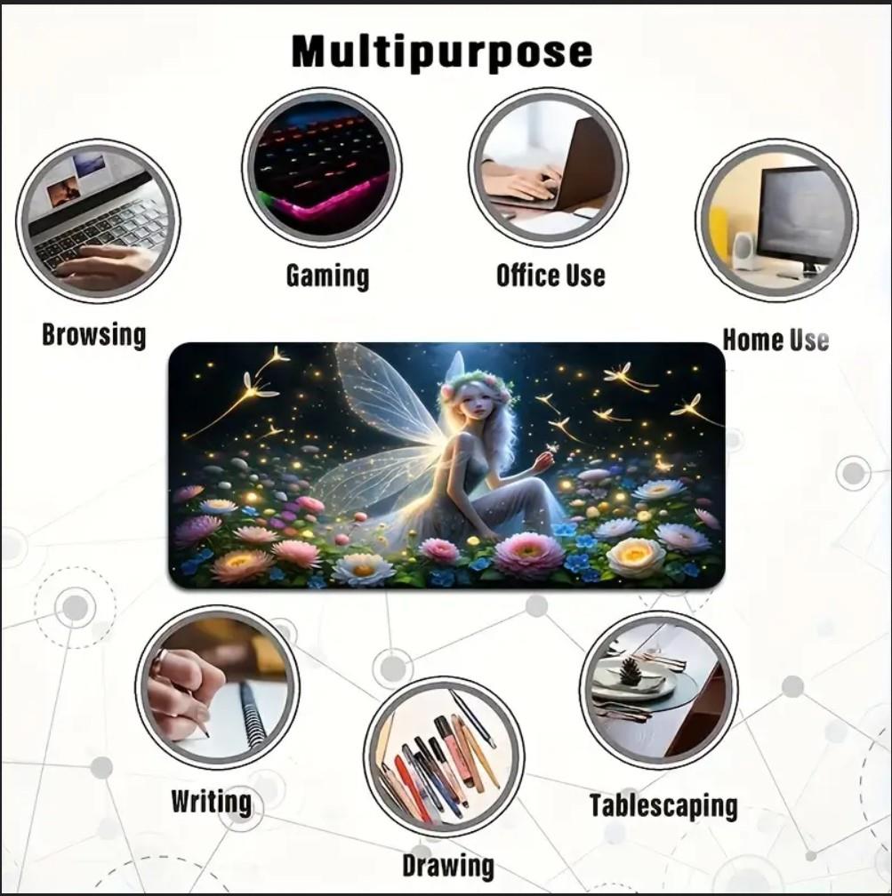 70X30 CM PERİ KIZI TEMALI KAYDIRMAZ TABAN SPEED YÜZEY OYUNCU MOUSE PAD GAMİNG 70X30 CM PERİ KIZI TEMALI KAYDIRMAZ TABAN SPEED YÜZEY OYUNCU MOUSE PAD GAMİNG