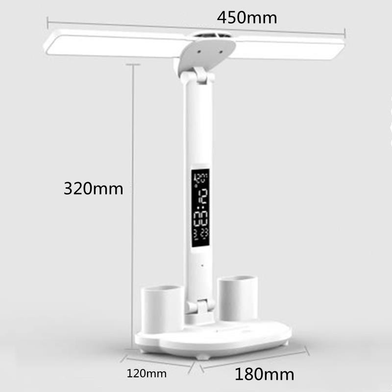 ÇOK FONKSİYONLU MASAÜSTÜ LED IŞIK 3RENK MASA SAATİ KALEMLİK TERMOMETRE ÇOK FONKSİYONLU MASAÜSTÜ LED IŞIK 3RENK MASA SAATİ KALEMLİK TERMOMETRE
