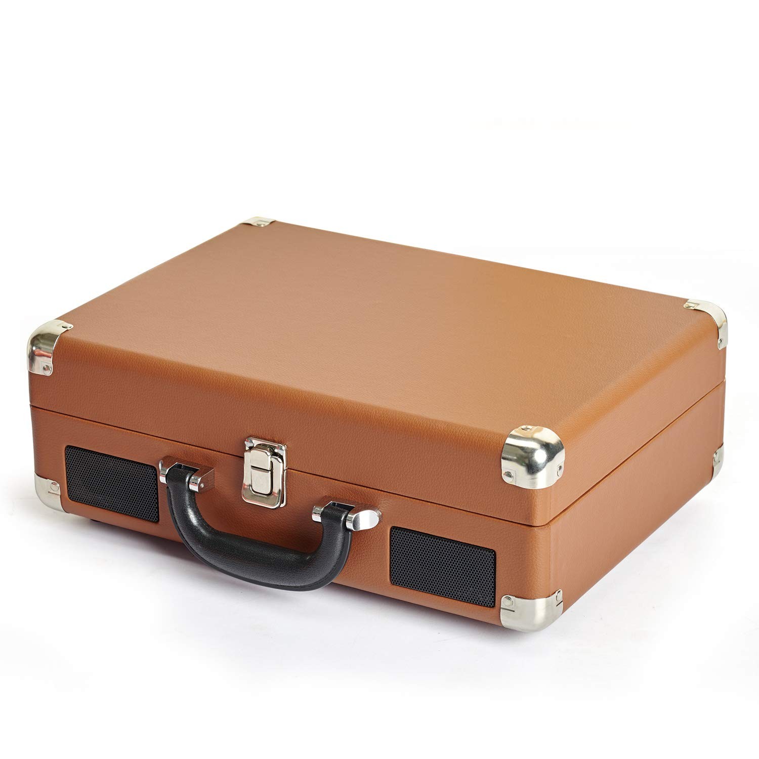 KAHVERENGİ NOSTALJİK ŞARJLI BLUETOOTH HOPARLÖRLÜ ÇANTALI PİKAP PLAK ÇALAR KAHVERENGİ NOSTALJİK ŞARJLI BLUETOOTH HOPARLÖRLÜ ÇANTALI PİKAP PLAK ÇALAR